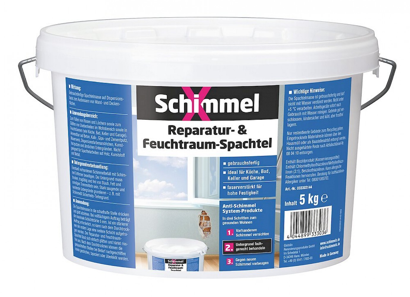 decotric - Reparation and wet roomfiller - 5 Kg
